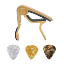 Aluminium Guitar Capo+3 Picks Mediator for Acoustic Electric Guitarra Parts