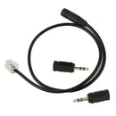 RJ9 To 3.5mm Professional Female Data Cable Converter 11.8 Inch Universal