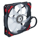 Controller Cooler Pl - 12025 120 Mm Led Fans 4 Pin Pwm Control (red)