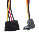 Sata Hard Drive Power Cord 15Pin One Minute Twoturn Wiring Male To Female 1