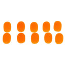 Microphone Cap Cover Windshileld for Lapel Lavalier Headset Mic Orange