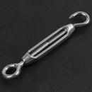 304 Stainless Steel Wire Hook Eye Turn Buckle, 3.8-5.1-Inch