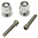 10mm Universal Cnc Motorcycle Swingarm Spool Sliders For Kawasaki(Black)