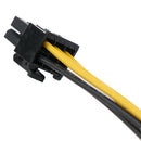 6Pin to 6Pin Male to Male PSU Motherboard Power Supply Extension Adapter CaSEAU