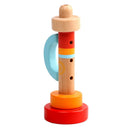 Baby Wooden Vertical Whistle Trumpet Toys Kids Portable Montessori Instrument