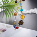 Handmade Galaxy Solar System Eight Planets Theme Natural Stone Beaded BraceletJR