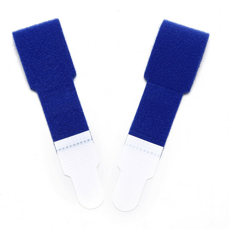 1Pc blue rubber gel toe straightener separator bunion corrector pain relief  Kw