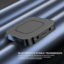 2 In 1 Plug And Play Audio Adapter 3.5mm Aux HD ABS Wireless Bluetooth For TV PC