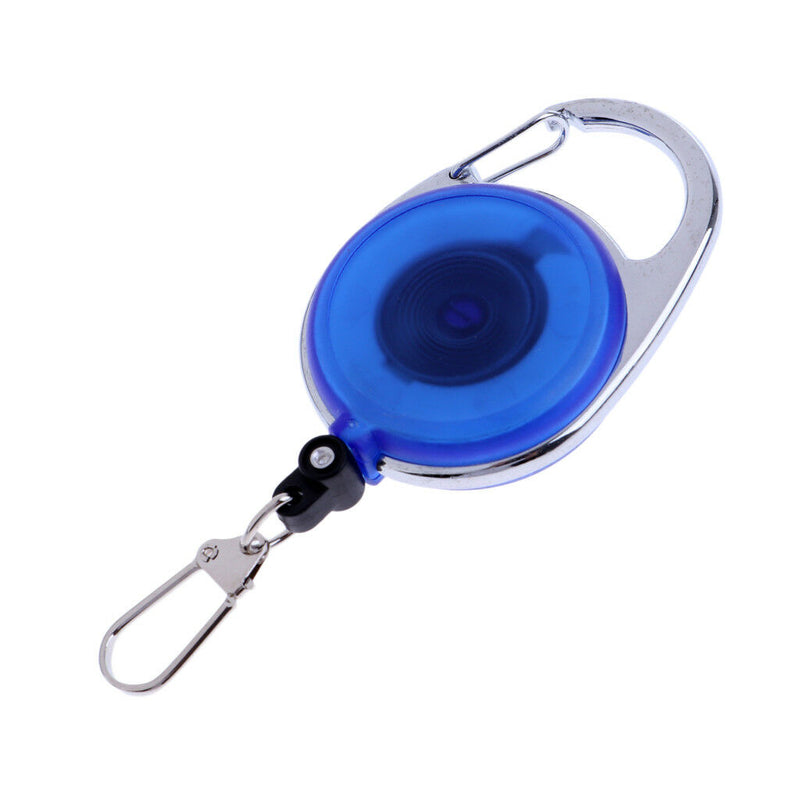 2 in 1 Fishing Zinger Tape Measure Tool Retractor Keychain Fly Fishing Tools