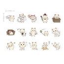 45x Cute Cat Stickers Diary Decorations Stationery DIY Scrapbooking Stickers