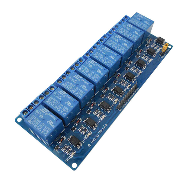 8-Channel 12V Relay Shield Module for Arduino UNO 2560 1280 ARM PIC AVR STM