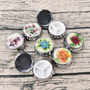 Metal Folding Pill Case Medicine Organizer Pill Box Makeup Storage Container SP