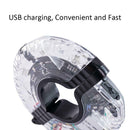 Rechargeable Bike Wheel Hub Lights Waterproof LED Cycling Colorful Spoke Lights