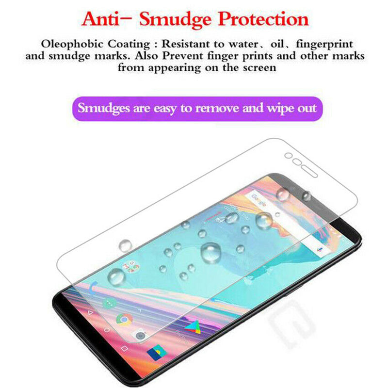 2pcs 9H Premium Clear Tempered Glass Screen Protector Guard Film For One Plus 5T