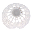 12Pcs White Badminton Plastic Shuttlecocks Indoor Outdoor Gym Spo Cy