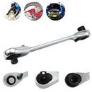 Mini 1/4" 72T Dual Head Square Ratchet Wrench Rods Best Screwdriver Hex Soc F0Y2