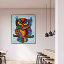 Part Drill Special-Shaped Diamond Painting DIY Mosaic Kit (D1106 One Owl)