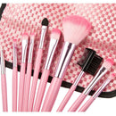 10Pcs New Cosmetic Makeup Brush Brushes Set Powder Eyeshadow Pink A