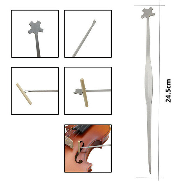 Cello Parts Stainless Steel Cello Sound Hooks Pillars Column Cello Tools Ad