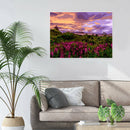 DIY Digital Painting By Numbers Sea Flowers Canvas Picture Home Decor Gift