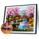 5D DIY Landscape Park Diamond Painting Cross Stitch Embroidery Decor Craft