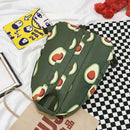 Cute Backpack Fashion Nylon Fruit Print Backpack Women's Large Capacity Sch