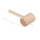 Wood Hammer Leather Carving Hammer Printing Tool Diy Craft Cowhide Punch Se H7R9
