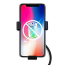 Qi Car Wireless Charger Suction Cup Telescopic Charging Ventilation Car Pho