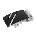 2Pack Men Automatic Sliding Click Buckle, Ratchet Leather Belt Buckle