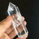 Creative Quartz Crystal Point 60-70mm Natural Wand Healing Specimen Stone R U1X8
