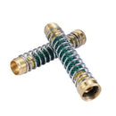 Heavy Duty 2 Way Garden Hose Connector With 2Pcs Garden Hose Coiled Spring