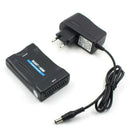 SCART/HDMI to HDMI 1080P HD Video Converter Adapter Upscaler For STB DVD HDTV