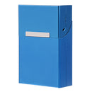 Aluminum Cigar Cigarette Box Storage Case Blue