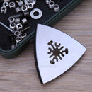 1pc 80mm Triangular Sanding Pad Oscillating Multi Tools Stainless Steel hv2n