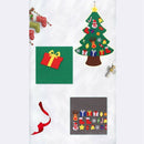 Felt Christmas Tree for Kids 3.2Ft Diy Christmas Tree with Toddlers 18Pcs O