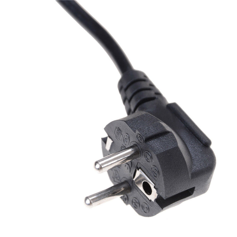 1.5m C13 IEC Kettle to European 2 pin Round AC EU Plug Power Cable Lead Cord MO