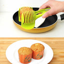 Potato Food Tomato Onion Lemon Vegetable Fruit Slicer Egg Peel Cutter Holder BX