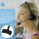 USB Wired Headphone Call Center Business Conference Handsfree MIC Headset A