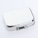 2x Round/Square Pill Case Pocket Purse Travel Medicine Storage Carrying Box