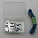 3Pcs Presser Foot For Brother Singer Janome Juki Sewing Machine Rolled Hem Feet
