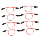 8PC Quick Connect 10 Gauge 13" 2 Pin SAE Wire Plug Connector Waterproof