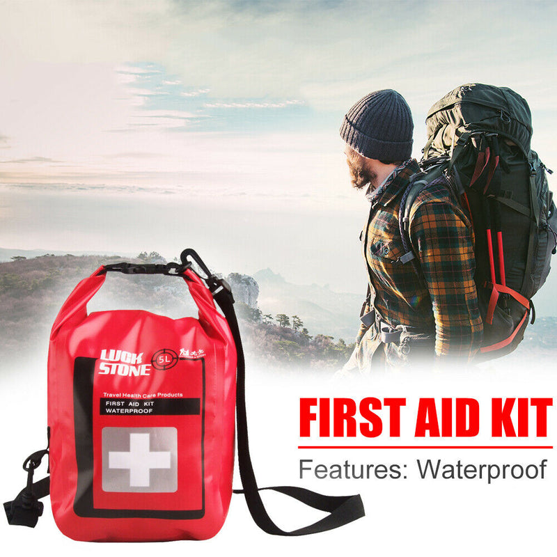 Outdoor First Aid Kit Bag Waterproof Medical Emergency Pouch Adventure Survival