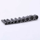 Nut Driver - 9 Piece Metric Hex Bits Socket Set 1/4 Drive