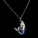Magic Mood Color Change Pendant Necklace Mermaid Choker Link Chain for Women