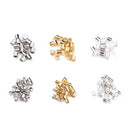 1box DIY Mixed Color Crimp Beads Gift Jewelry Making Charms Brass Tube Smooth