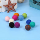 10pcs/lot 2cm DIY Wool Felt Balls Round Wool Felt Balls Pom Poms Mixed ColorBX