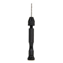 Mini Micro Aluminum Hand Drill With Keyless Chuck +10 Twist Drills Rotary T