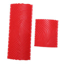 2pcs Wood Graining Grain Rubber Patin Painting Effects DIY Wall Decoration  N7F6