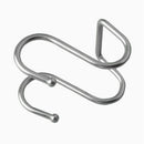 Premium 2 Pack Dual S Shaped Hooks Stainless Steel Home Office Bath Coat Ca