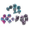 21PCS Double Color 7-die Dice 16mm fit DND MTG RPG Board Games Toys Supplies